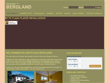 Tablet Screenshot of bergland-rinnen.at